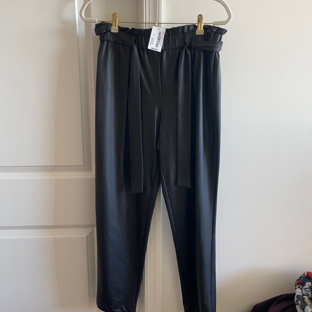 BRAND NEW SOUTH MOON UNDER  BLACK LEATHER PANTS SIZE M